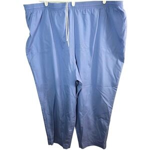 Vtg Koret Francisca Pull On Pants Womens 28W 28 W Blue Elastic Waist Pull On USA